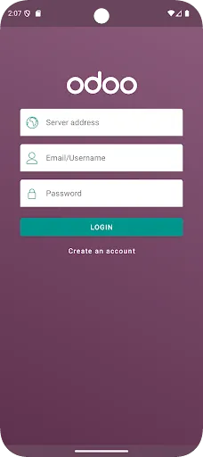 Скриншот 1 — Odoo