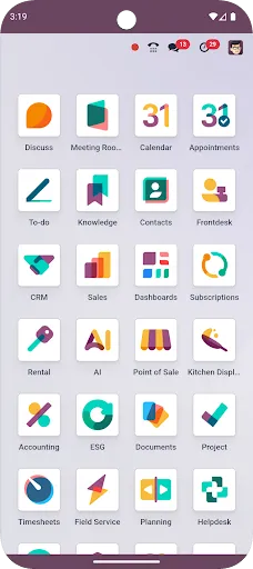 Скриншот 3 — Odoo