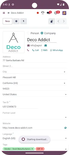 Скриншот 6 — Odoo