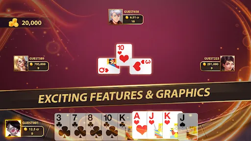 Скриншот 2 — Bhabhi Thulla - Card Game