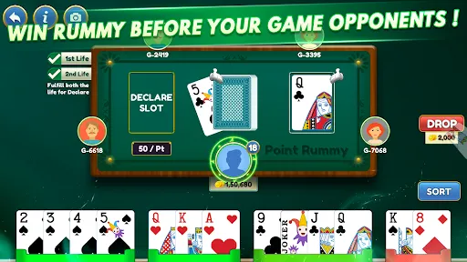 Скриншот 1 — Indian Rummy Offline