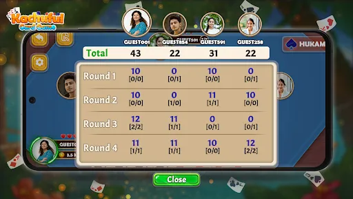 Скриншот 2 — Kachuful - Judgement Card Game