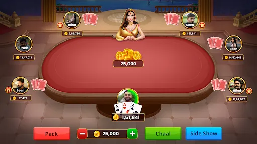 Скриншот 3 — Teenpatti Multiplayer