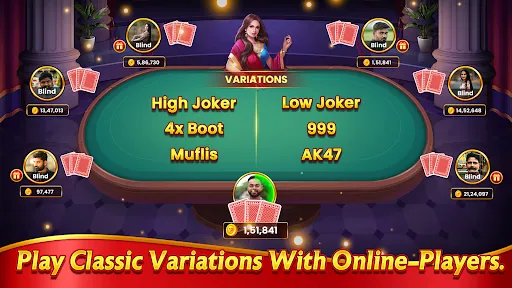Скриншот 4 — Teenpatti Multiplayer