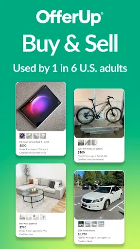 Скриншот 1 — OfferUp Buy & Sell Marketplace