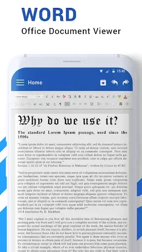 Скриншот 2 — Word Office - Docx Reader