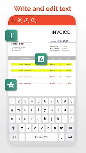 Скриншот 1 — редактор документы пдф - PDF