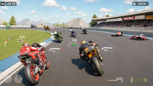 Скриншот 1 — MRM Bike Racing : мотоциклах