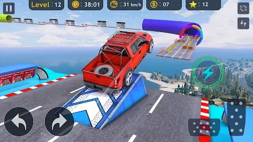 Скриншот 1 — Car Stunt Games: Car Games