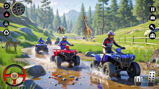 Скриншот 1 — Heavy ATV Quad Bike Offroad