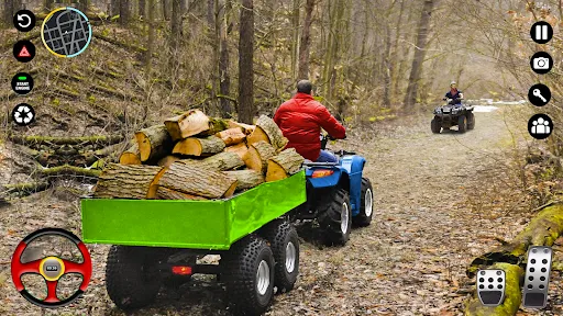 Скриншот 2 — Heavy ATV Quad Bike Offroad