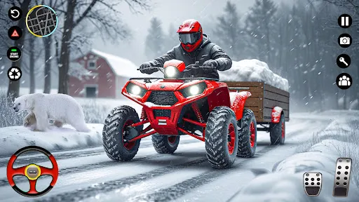 Скриншот 4 — Heavy ATV Quad Bike Offroad