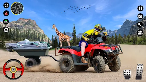 Скриншот 5 — Heavy ATV Quad Bike Offroad