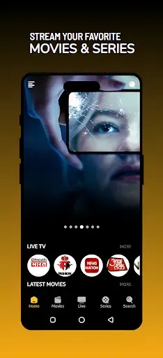 Скриншот 1 — Picasso: Live TV, Movie & Show