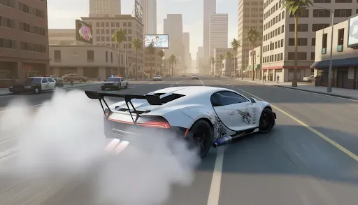 Скриншот 2 — City Car Driving Drift & Race