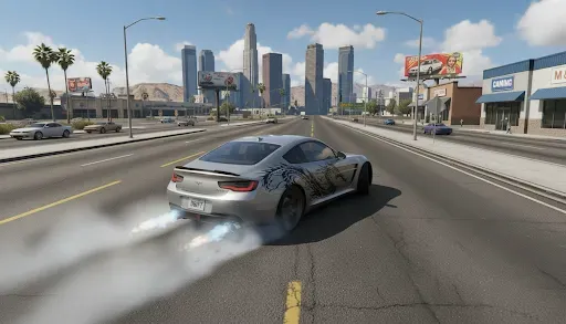 Скриншот 8 — City Car Driving Drift & Race