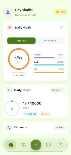 Скриншот 1 — Ai Calorie Counter
