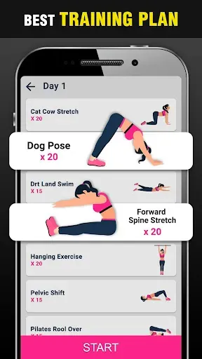 Скриншот 2 — Height Increase Exercises App