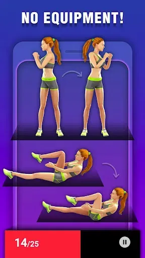 Скриншот 3 — Belly Fat Burning Workout