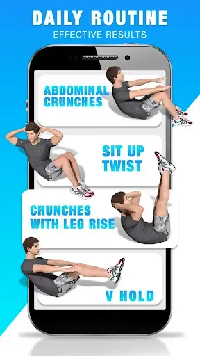 Скриншот 2 — Abs Workout for Men - Six Pack