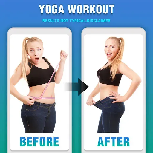 Скриншот 2 — Yoga for Weight Loss, Workout
