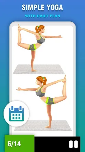 Скриншот 4 — Yoga for Weight Loss, Workout