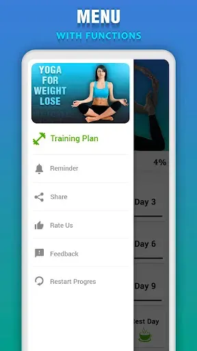 Скриншот 7 — Yoga for Weight Loss, Workout