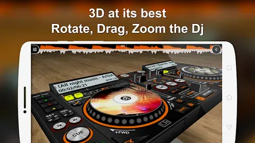 Скриншот 1 — DiscDj 3D Music Player - 3D Dj