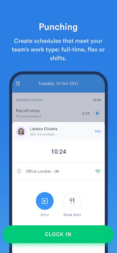 Скриншот 4 — Day: Time Tracker & Shifts