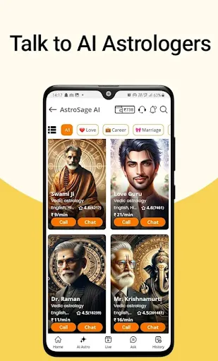 Скриншот 1 — AstroSage Kundli: AI Astrology