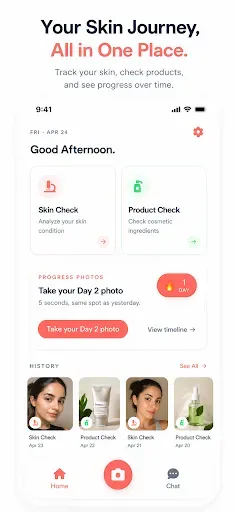 Скриншот 1 — DermaScanAI: AI Skin Scanner