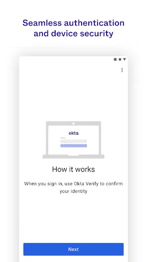 Скриншот 1 — Okta Verify