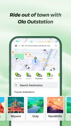 Скриншот 4 — Ola: Book Cab, Auto, Bike Taxi