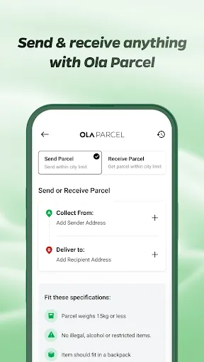Скриншот 6 — Ola: Book Cab, Auto, Bike Taxi