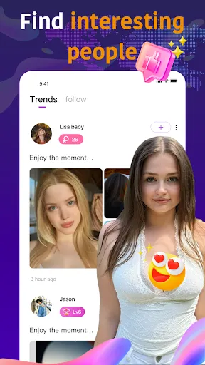Скриншот 2 — Olamet - Video Chat Online