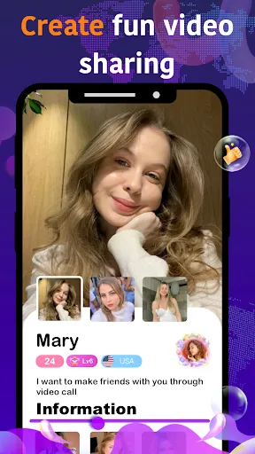 Скриншот 4 — Olamet - Video Chat Online