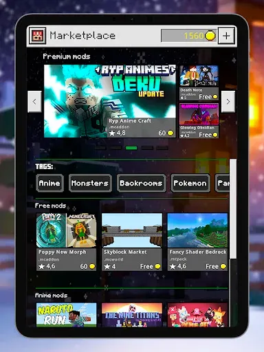 Скриншот 2 — Minecraft Mods Addons & Skins