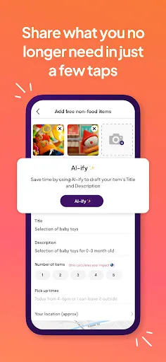 Скриншот 4 — Olio – Share More, Waste Less