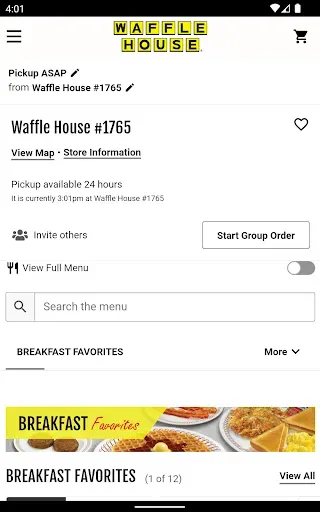 Скриншот 7 — Waffle House Ordering