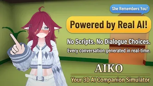 Скриншот 2 — AIKO: ИИ Девушка 3D Симулятор