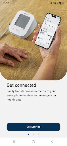 Скриншот 1 — OMRON connect