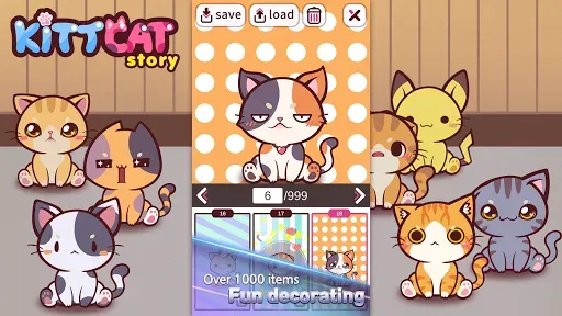 Скриншот 4 — KittCat Story : Cat Maker