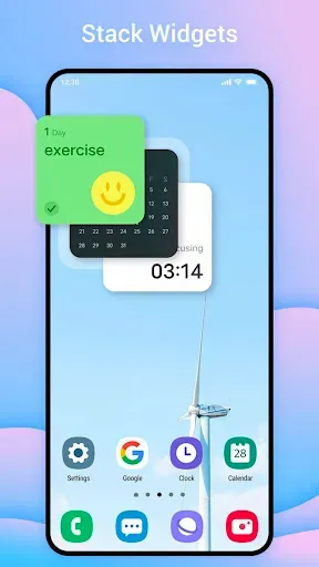 Скриншот 5 — One S25 Launcher - S25 One Ui