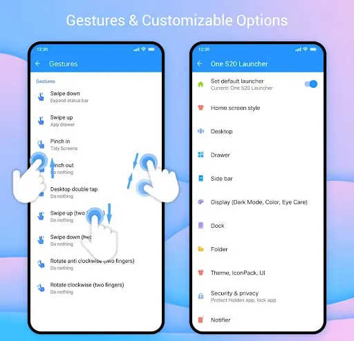 Скриншот 6 — One S25 Launcher - S25 One Ui