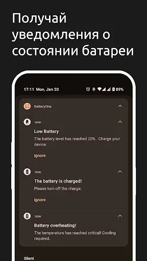 Скриншот 4 — Battery One: Батарея