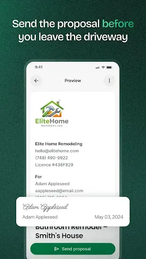 Скриншот 5 — Handoff Construction Estimator