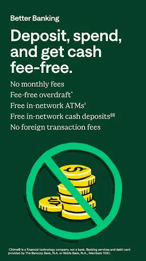Скриншот 1 — Chime® – Fee-Free Banking