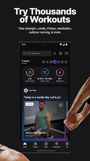 Скриншот 3 — Peloton - Fitness & Workouts