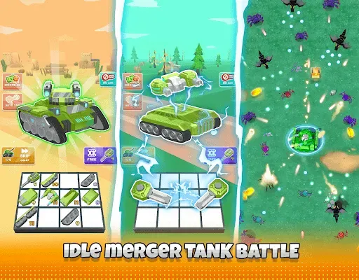 Скриншот 1 — Idle Merger: Tank Battle