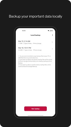 Скриншот 4 — Clone Phone - OnePlus app